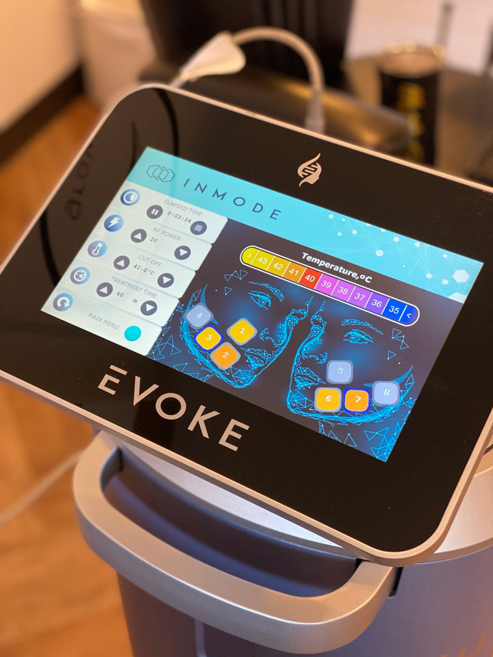 Evoke machine used at Flirt Cosmetics Studio